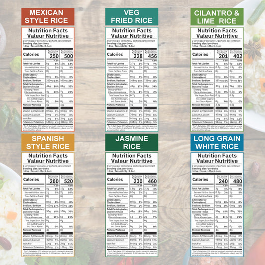 Eat Regal Rice Meals 6 Flavor Variety Pack Heat & Eat Microwave Ready