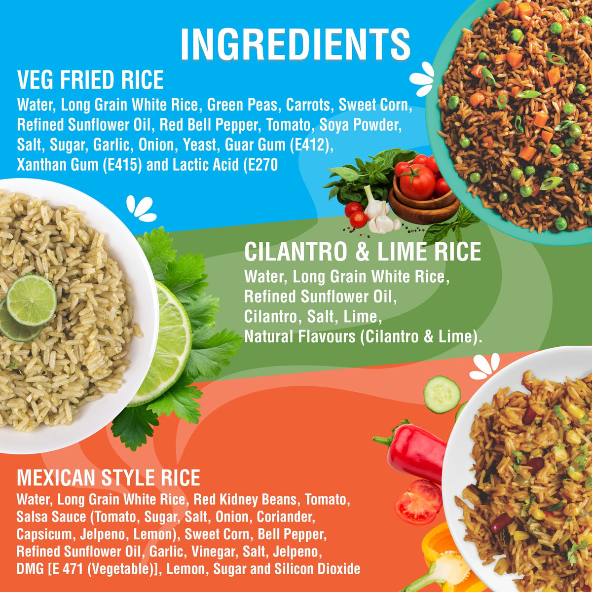 Eat Regal Rice Meals 6 Flavor Variety Pack Heat & Eat Microwave Ready