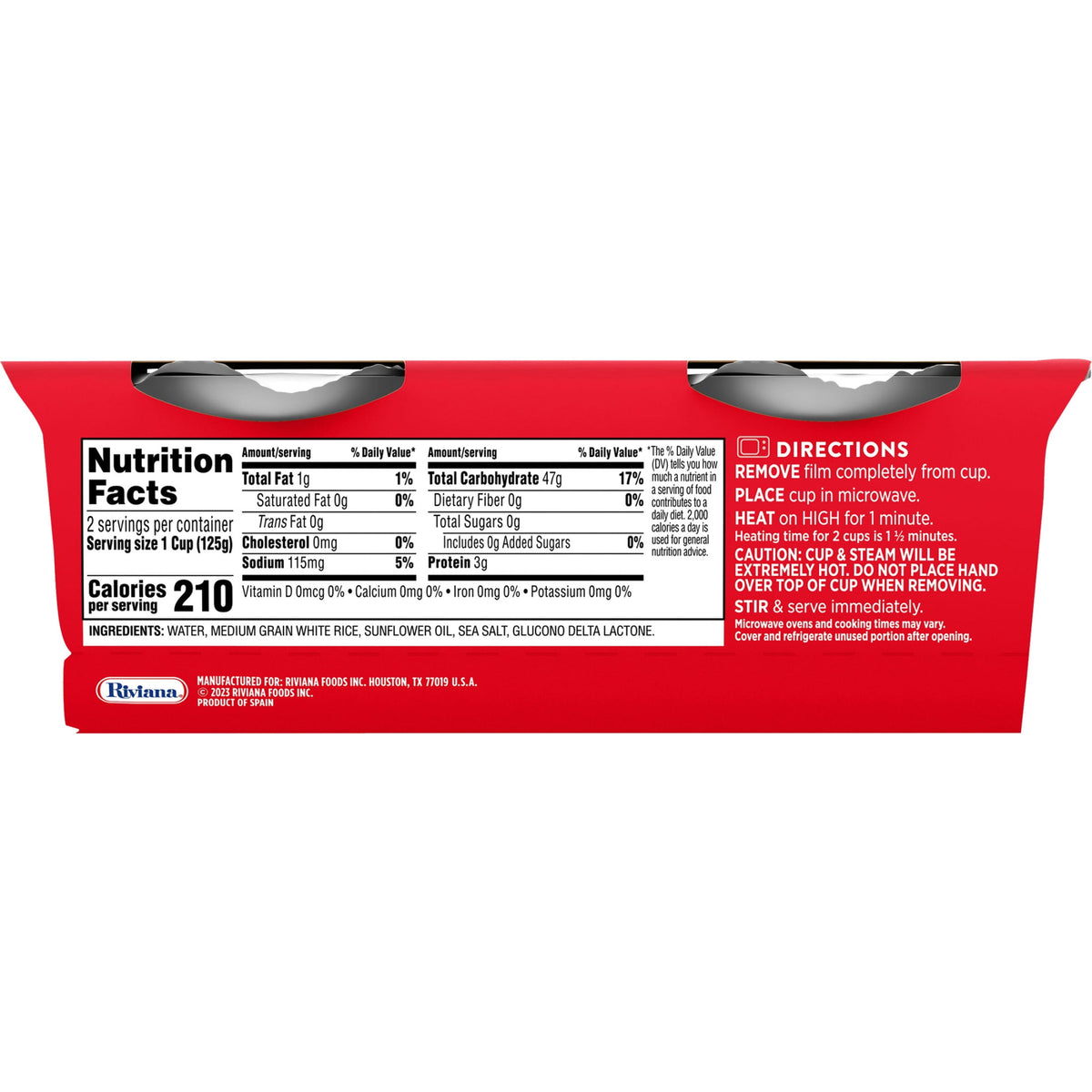 Minute Ready-to-Eat Restaurant-Style Sticky Rice, Microwaveable Rice C