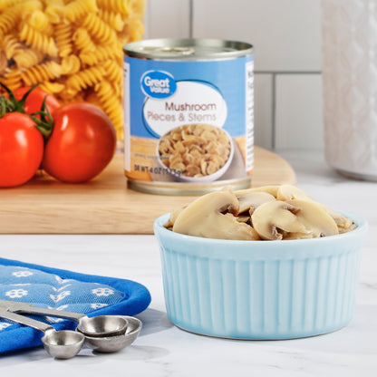 Great Value Mushrooms Pieces and Stems, 4 oz