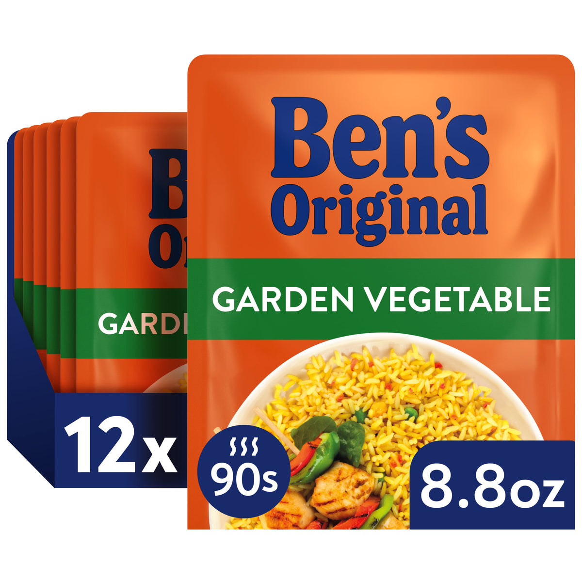 Ben's Original Ready Rice Garden Vegetable Flavored Rice, Easy Dinner