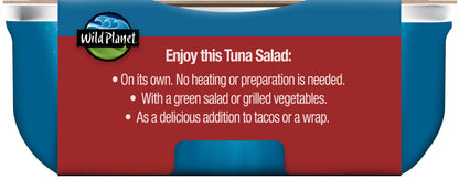 Wild Planet Wild Caught Tuna & Red Bean Salad with Veggies, Ready to E