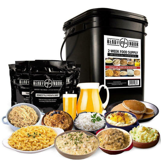 2-Week Emergency Food Supply Kit - 25-Year Shelf Life - 118 Servings -
