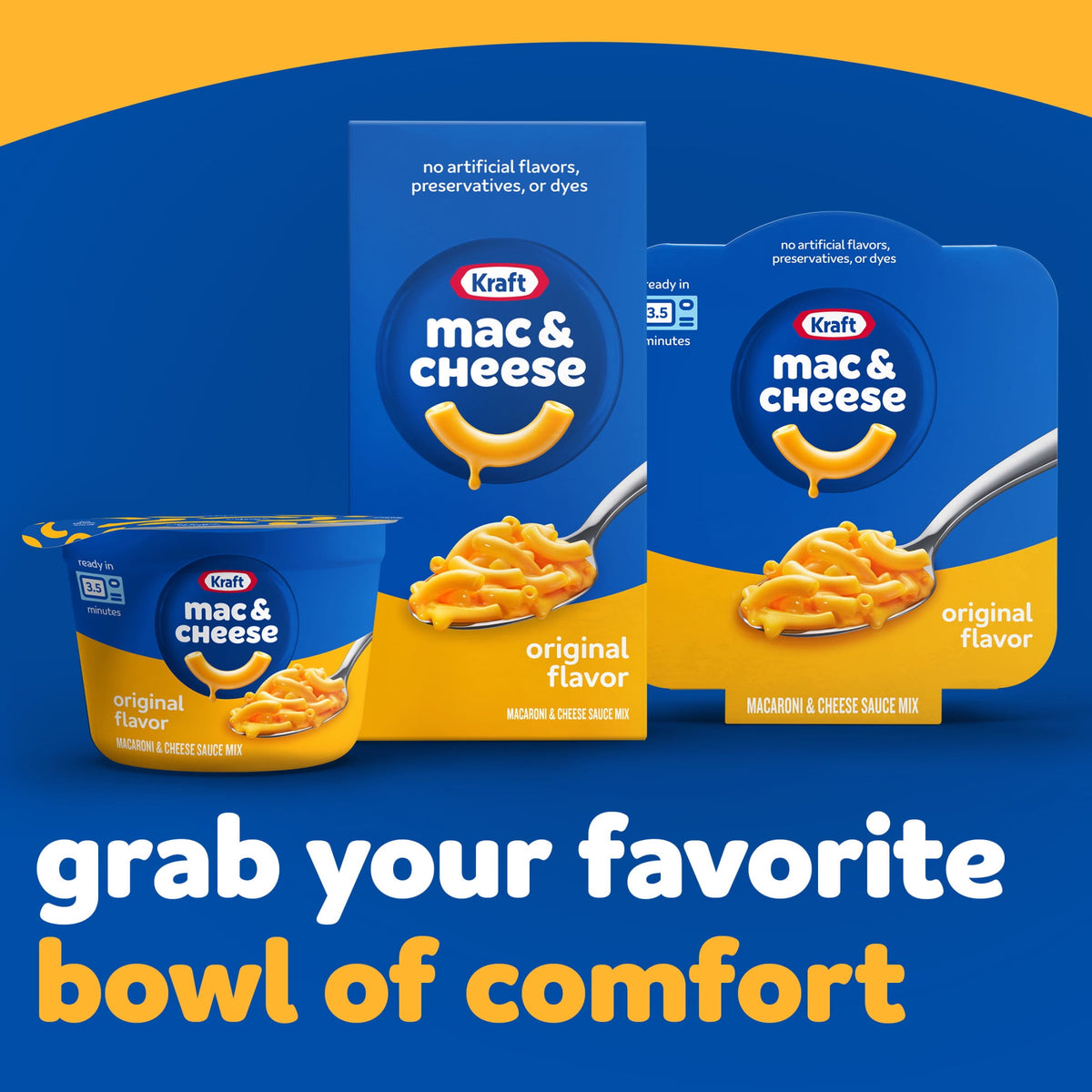 Kraft Mac and Cheese, 35 Boxes, for Easy Dinner or Dinner Sides, Origi