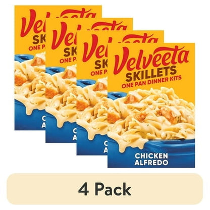 Velveeta Skillets Chicken Alfredo One Pan Dinner Kit, 12.5 oz Box