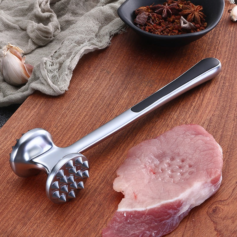 Zinc Alloy Meat Hammer Loose Meat Hammer Pork Steak Hammer Meat Fluffy Tender Meat Mince Hammer Creative Kitchen Tools