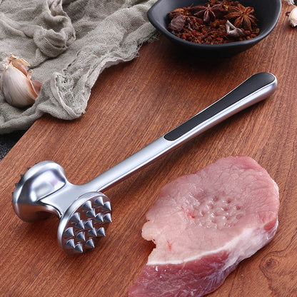 Zinc Alloy Meat Hammer Loose Meat Hammer Pork Steak Hammer Meat Fluffy Tender Meat Mince Hammer Creative Kitchen Tools