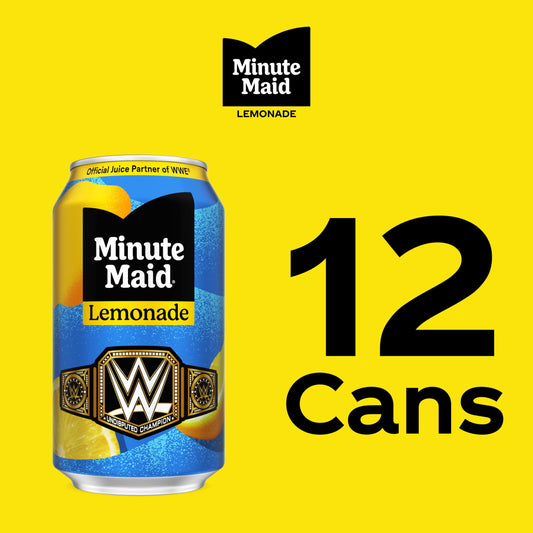 Minute Maid Lemonade Fridge Pack Cans, 12 fl oz, 12 Pack