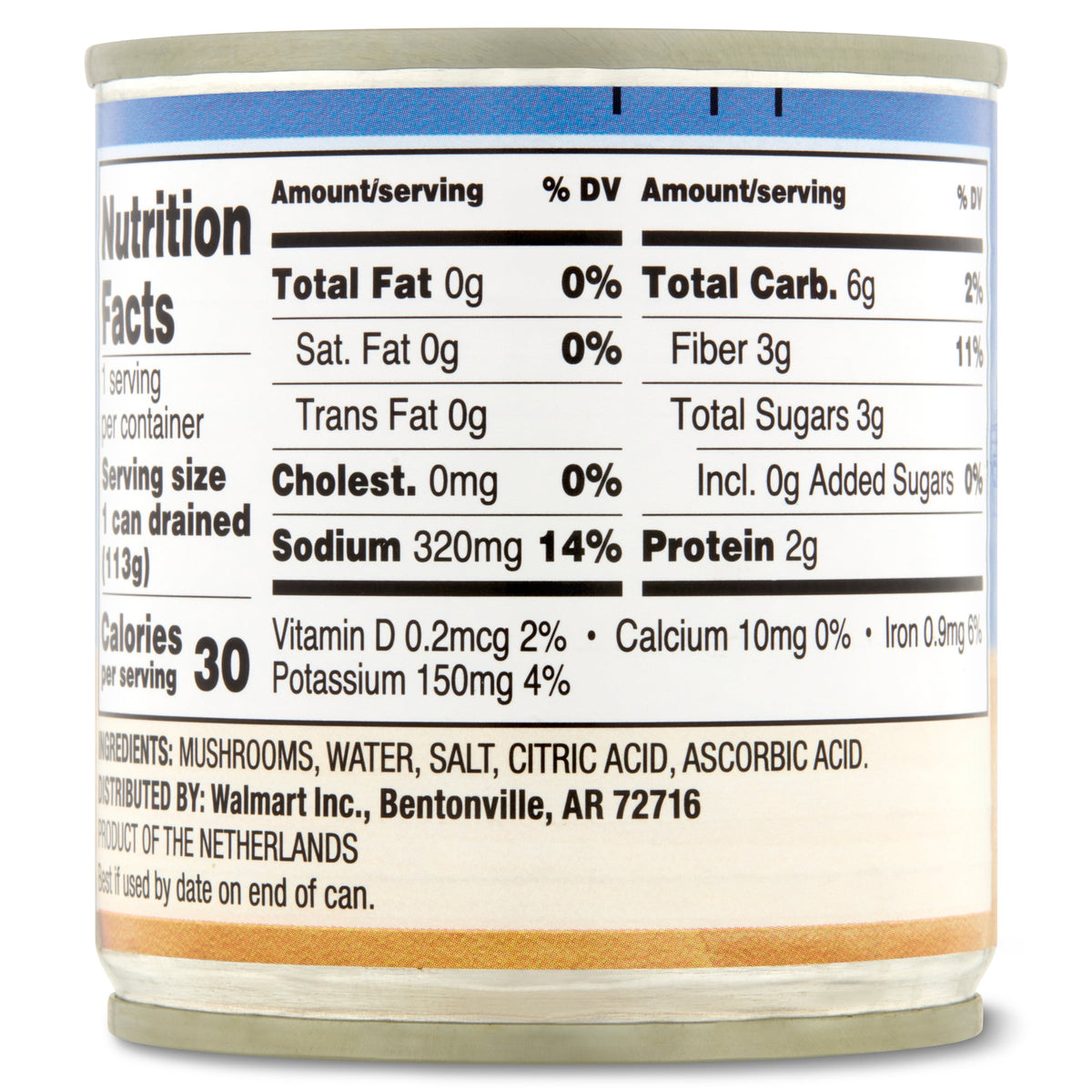Great Value Mushrooms Pieces and Stems, 4 oz