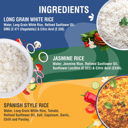 Eat Regal Rice Meals 6 Flavor Variety Pack Heat & Eat Microwave Ready