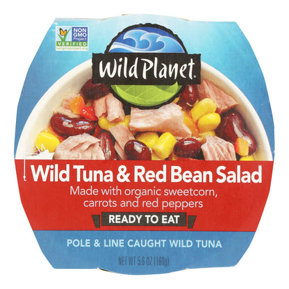 Wild Planet Wild Caught Tuna & Red Bean Salad with Veggies, Ready to E