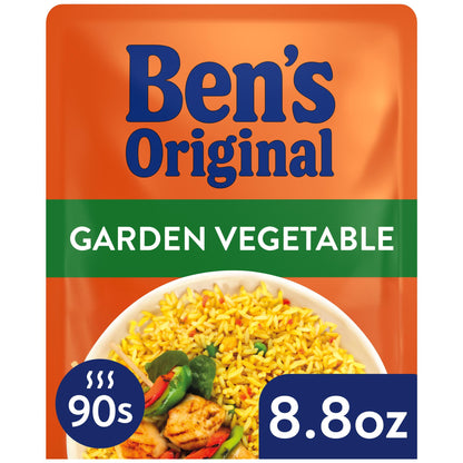 Ben's Original Ready Rice Garden Vegetable Flavored Rice, Easy Dinner