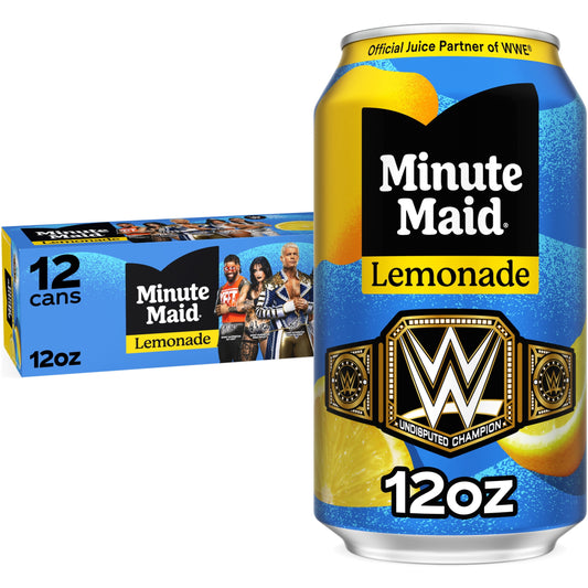 Minute Maid Lemonade Fridge Pack Cans, 12 fl oz, 12 Pack