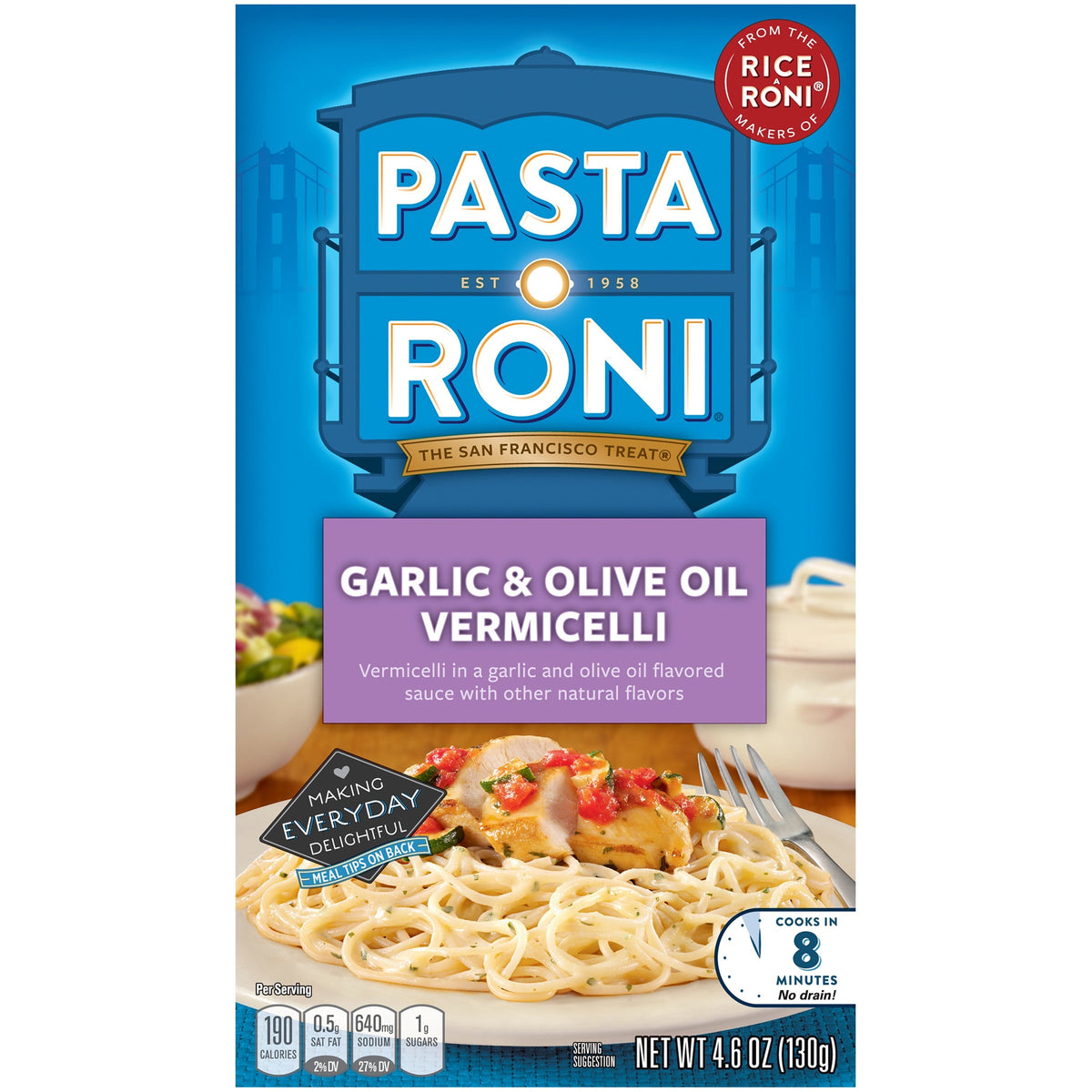 Pasta Roni Linguine with Olive Oil & Italian Herb Flavor, 4.7 oz Box