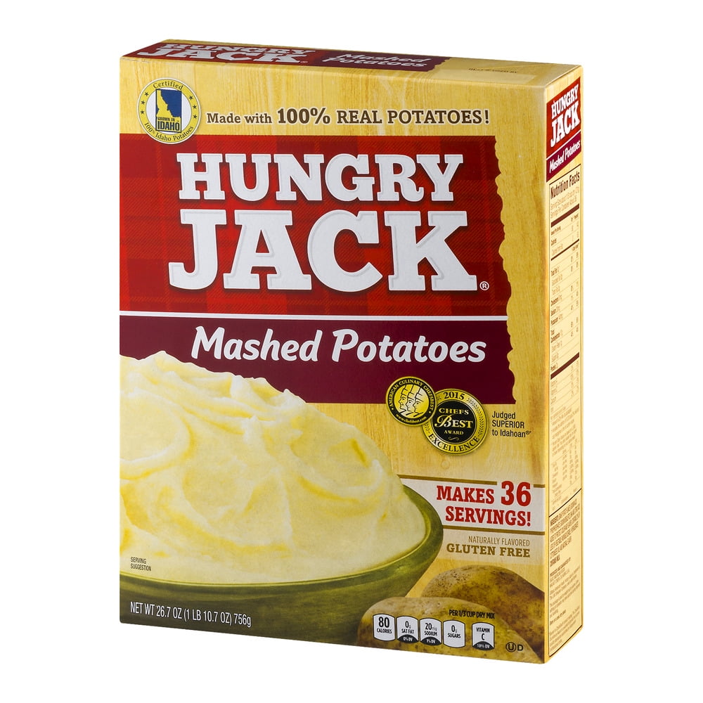Hungry Jack Naturally Flavored Mashed Potatoes 26.7 Ounce Box