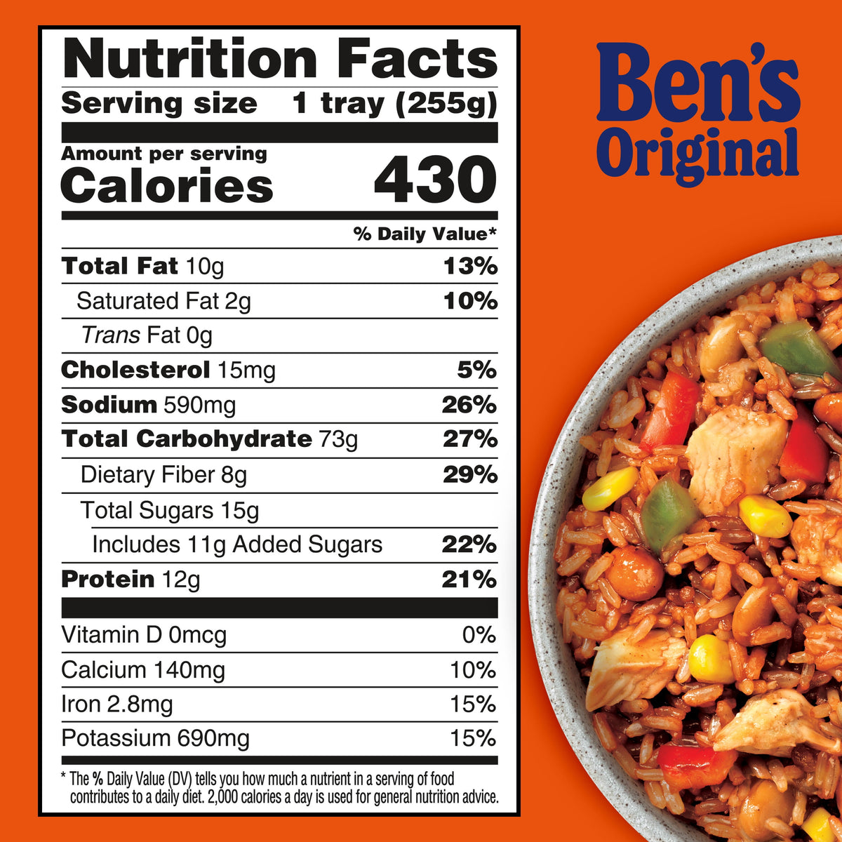 BEN'S ORIGINAL™ Street Food Honey BBQ Bean & Rice with Chicken Micro
