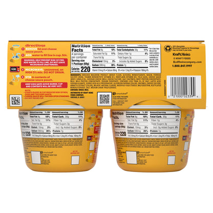 Velveeta Shells and Cheese Mac and Cheese, 4 Cups, for Easy Snack or D