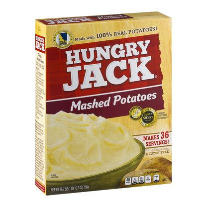 Hungry Jack Naturally Flavored Mashed Potatoes 26.7 Ounce Box