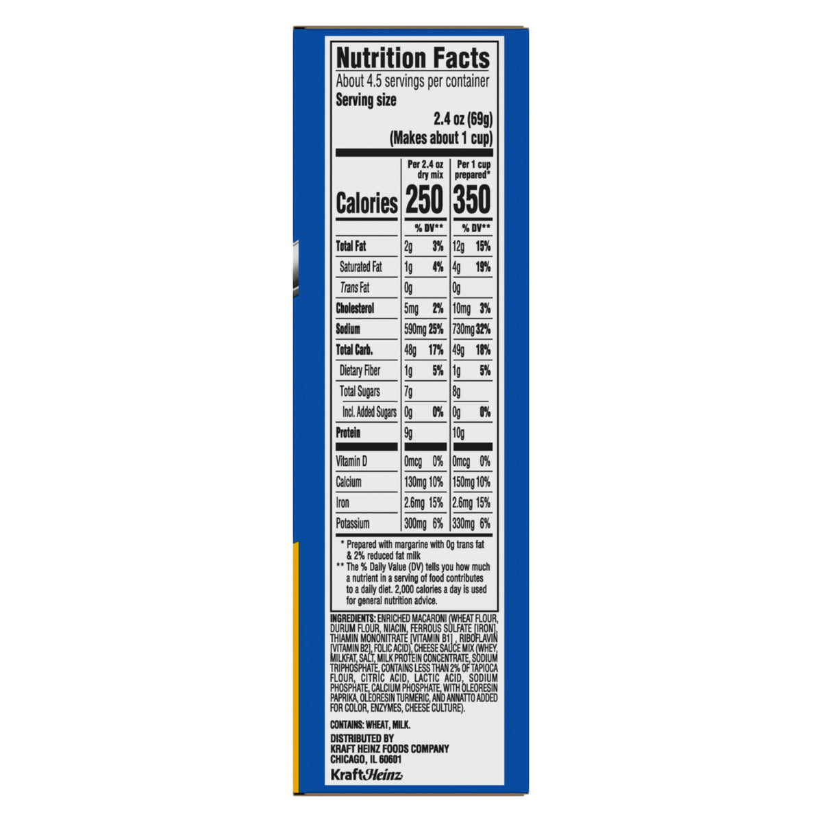 Kraft Mac and Cheese, 1 Box, for Easy Dinner or Dinner Sides, Original