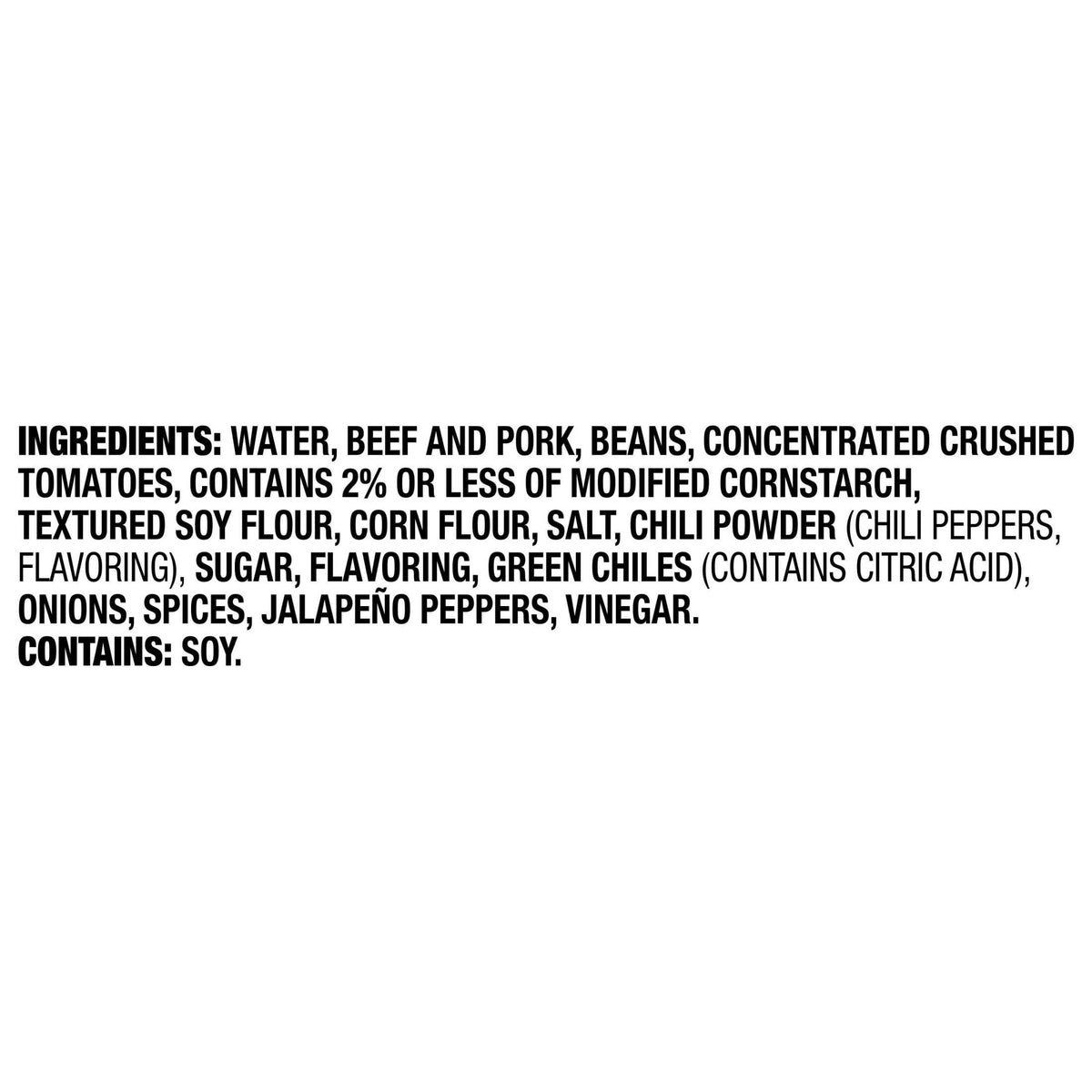 HORMEL Chili with Beans, No Artificial Ingredients, 15 oz Steel Can